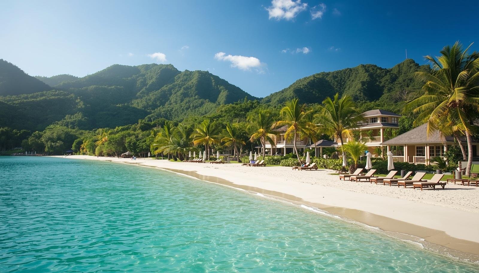 Sugar Beach resort between the Pitons in Saint Lucia